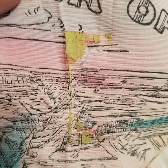 Vintage Pink Souvenir of Arizona Ruffled Apron - Picture 7 of 9